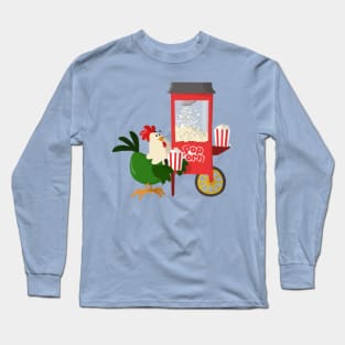 rooster popcorn Long Sleeve T-Shirt